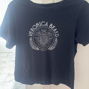 Veronica Beard Navy Crest Tee